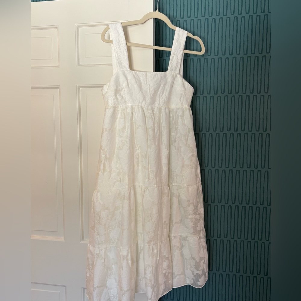 White Amanda Uprichard Women’s Jacquard Dress
